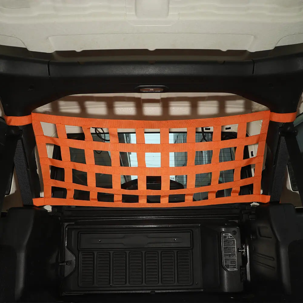 For Jeep Wrangler YJ TJ JK JL Multi-function Mesh Cargo Net Car Roof Net Hammock