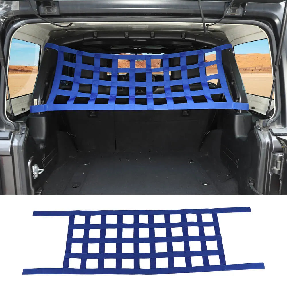 For Jeep Wrangler YJ TJ JK JL Multi-function Mesh Cargo Net Car Roof Net Hammock