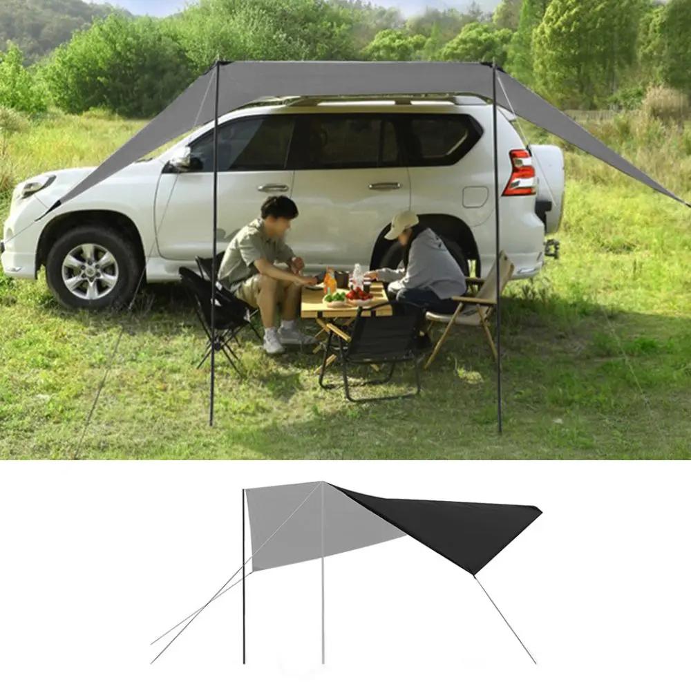 For Universal Car Awning Camping SUV Sun Shelter Waterproof Universal Tent Canopy Anti-Uv