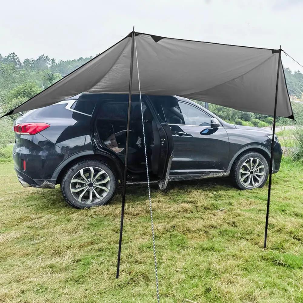 For Universal Car Awning Camping SUV Sun Shelter Waterproof Universal Tent Canopy Anti-Uv