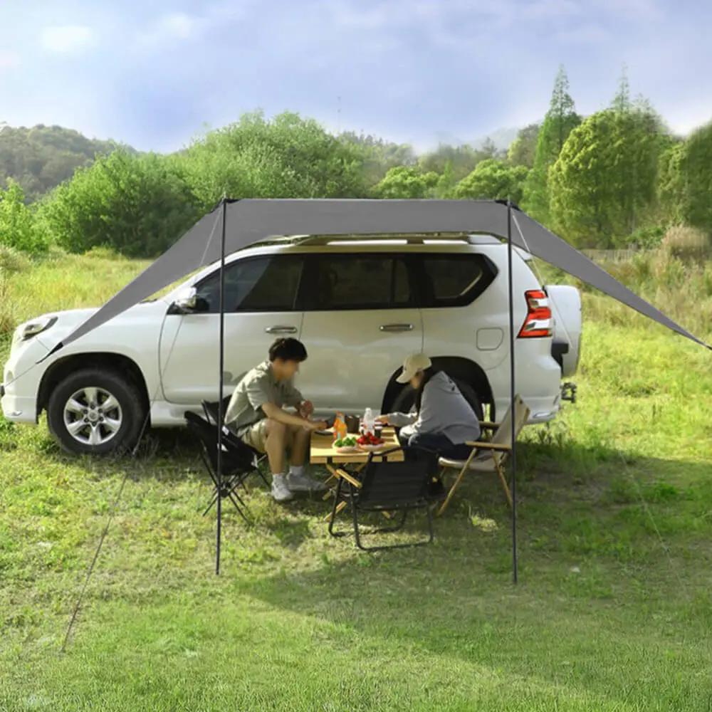 For Universal Car Awning Camping SUV Sun Shelter Waterproof Universal Tent Canopy Anti-Uv