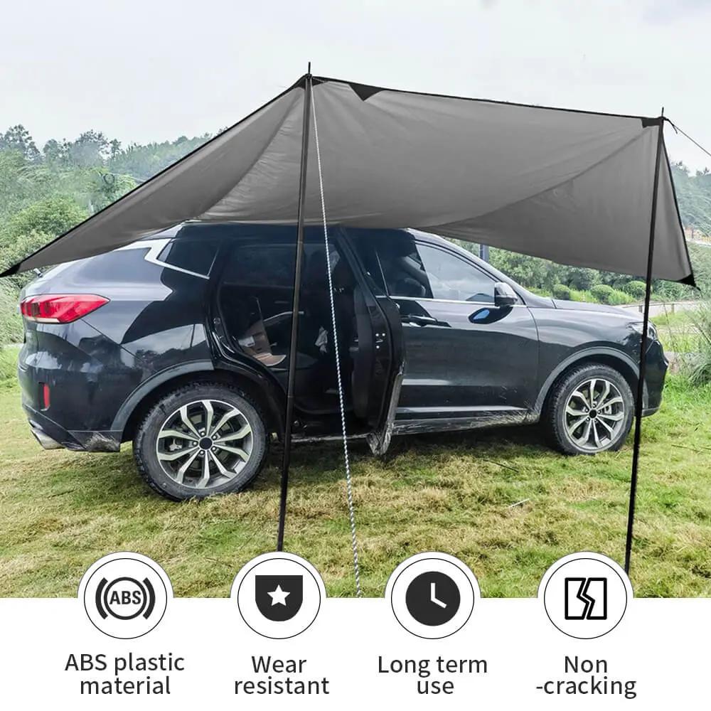 For Universal Car Awning Camping SUV Sun Shelter Waterproof Universal Tent Canopy Anti-Uv