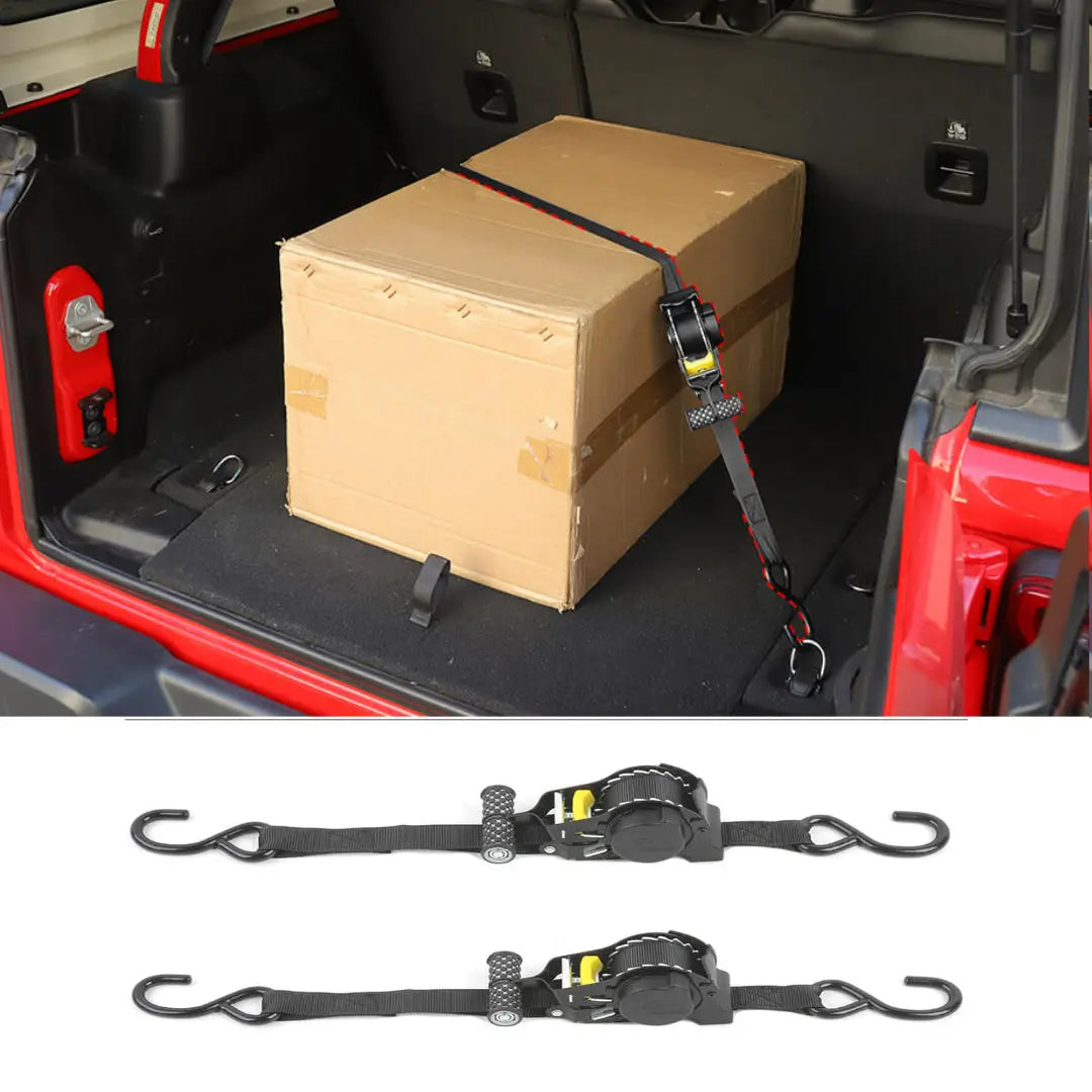 For Universal Car Cargo Fixed Straps Automatic Recycling Tensioner Accessories