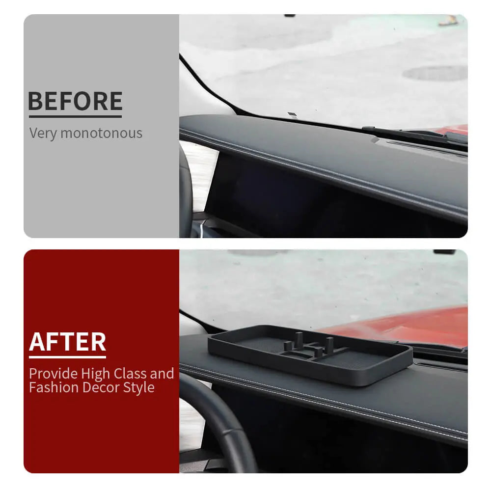 For Universal Car Center Console Dash Phone Holder Storage Box