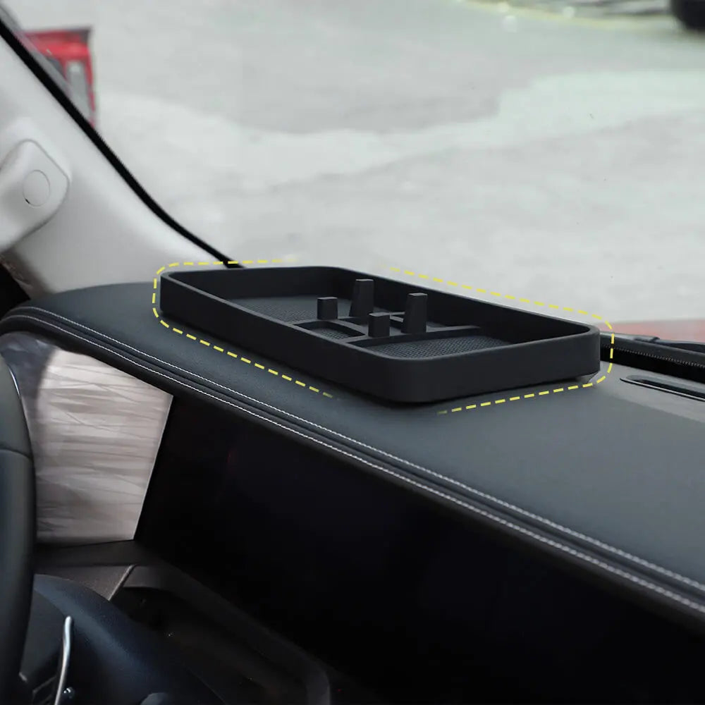 For Universal Car Center Console Dash Phone Holder Storage Box