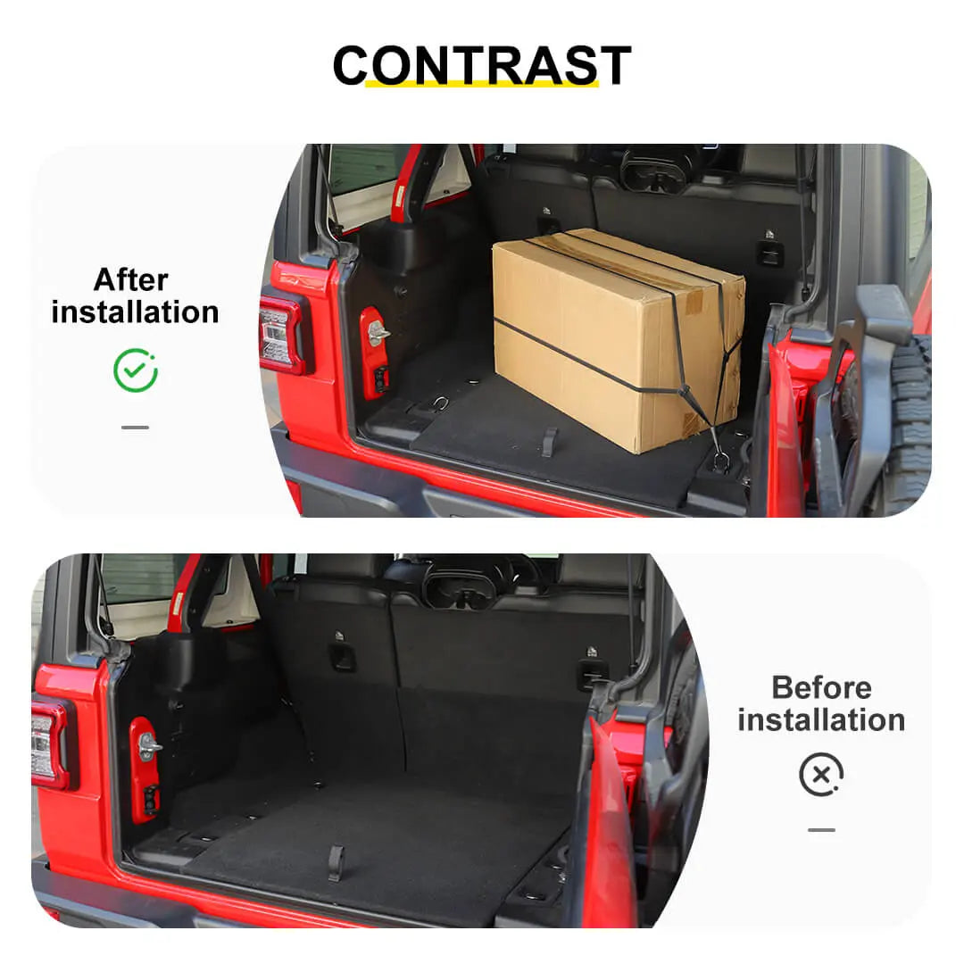 For Universal Car Interior Rear Trunk Adjustable Trunk Organizer Elastic Fixed Strap Accessories
