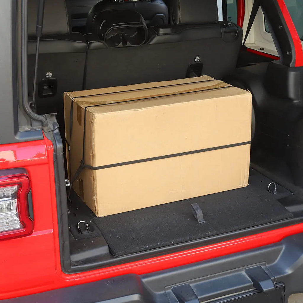 For Universal Car Interior Rear Trunk Adjustable Trunk Organizer Elastic Fixed Strap Accessories