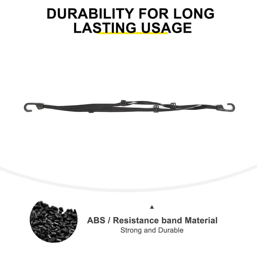 For Universal Car Interior Rear Trunk Adjustable Trunk Organizer Elastic Fixed Strap Accessories