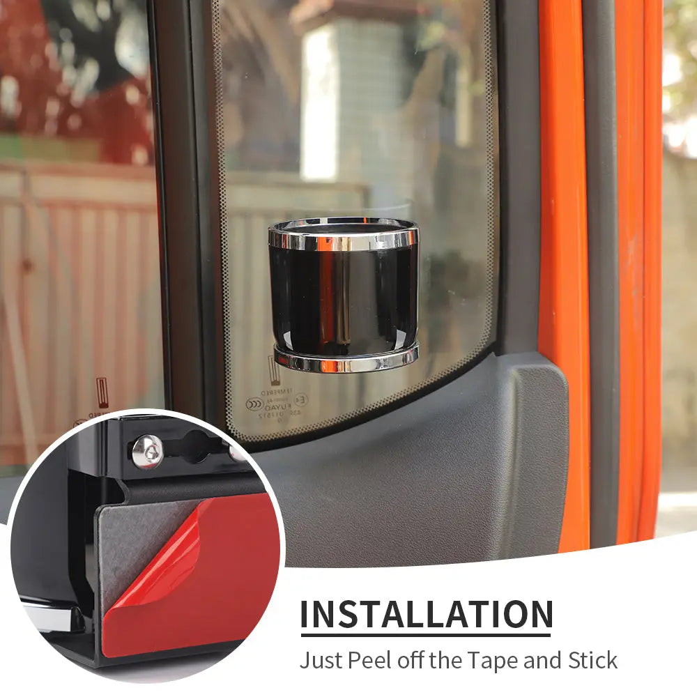 For Universal Car Multi-functional Practical Water Cup Holder Black