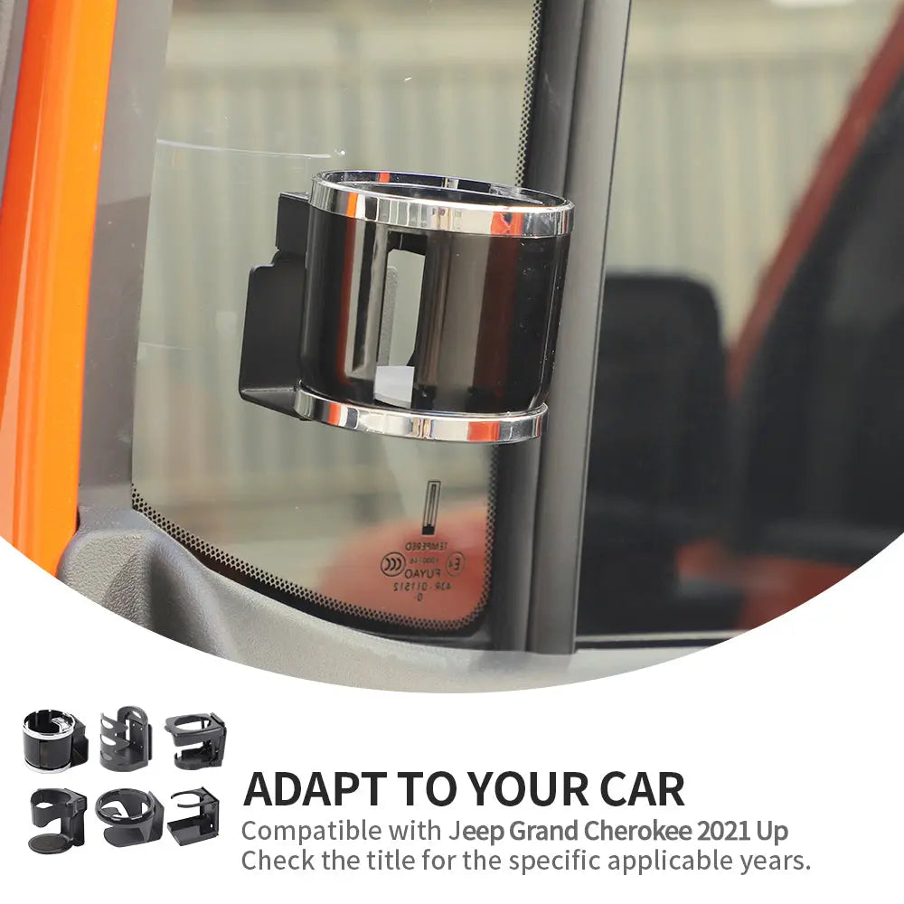 For Universal Car Multi-functional Practical Water Cup Holder Black