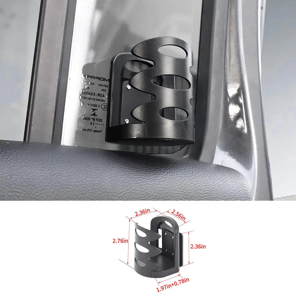 For Universal Car Multi-functional Practical Water Cup Holder Black