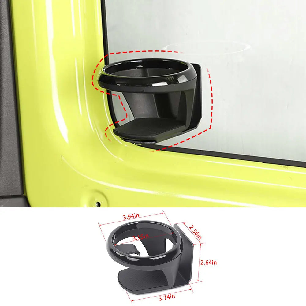 For Universal Car Multi-functional Practical Water Cup Holder Black