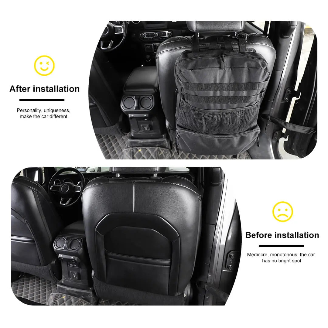 For Universal Car Rear Seat Back Organizer Storage Bag Accessories