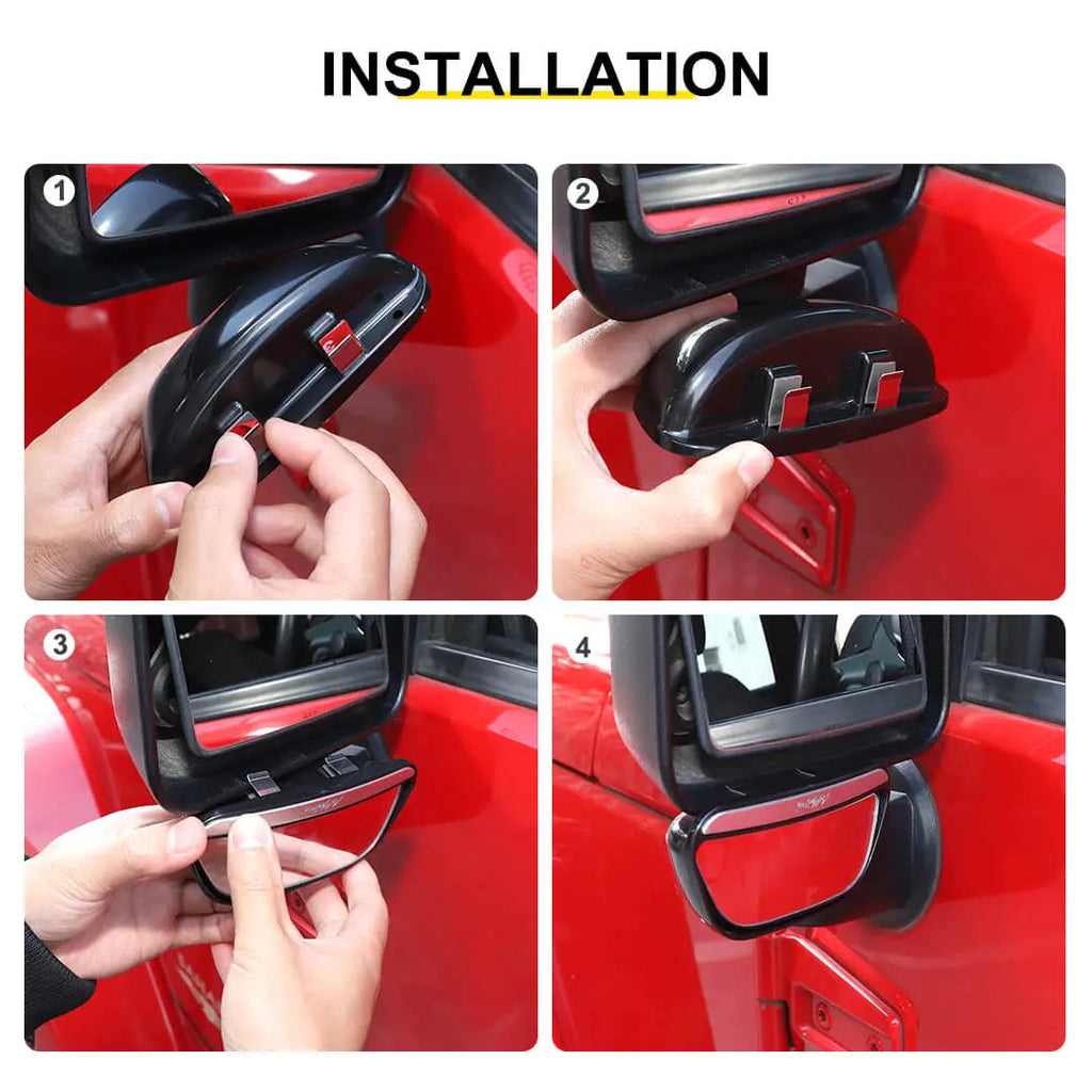 For Universal Car Rear View Convex Car Parking Wide Angle Auxiliary Blind Spot Mirror