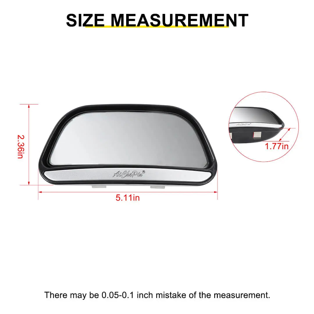 For Universal Car Rear View Convex Car Parking Wide Angle Auxiliary Blind Spot Mirror