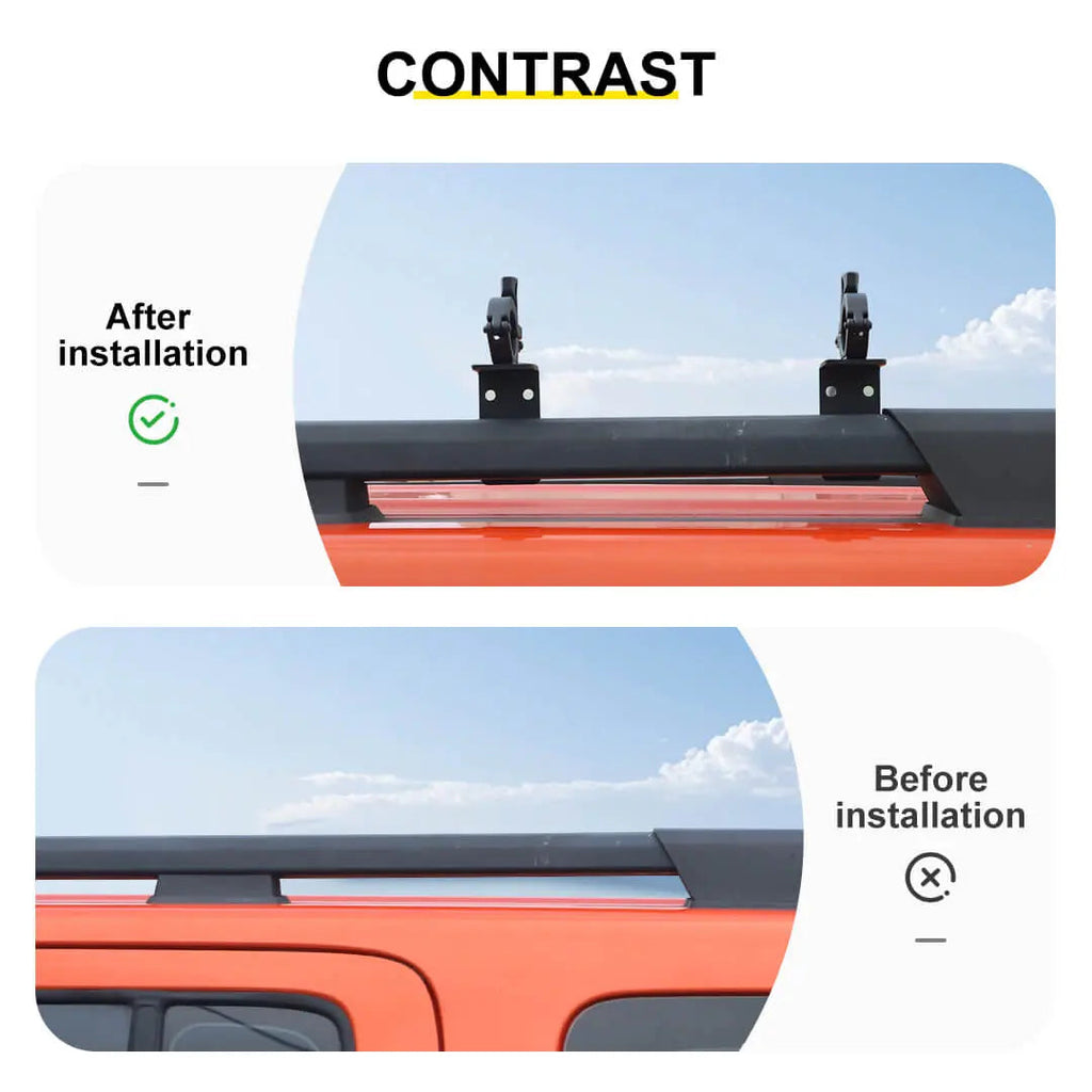 For Universal Car Roof Engineer Shovel Bracket Accessories (2 pcs)