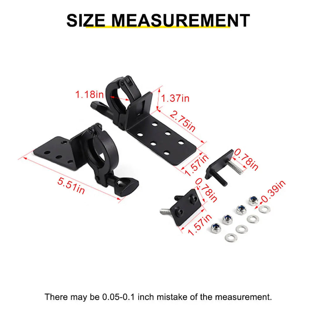 For Universal Car Roof Engineer Shovel Bracket Accessories (2 pcs)