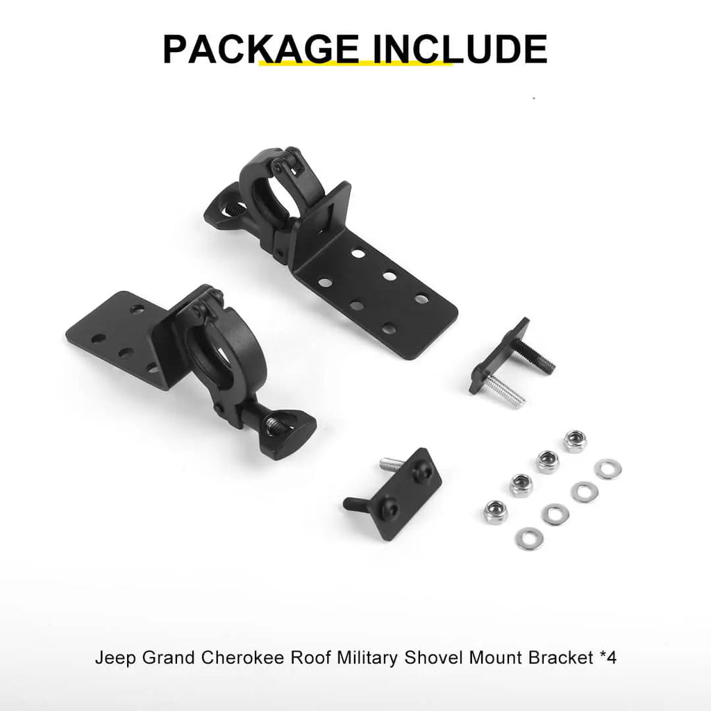 For Universal Car Roof Engineer Shovel Bracket Accessories (2 pcs)