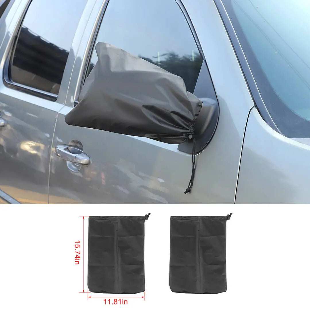 For Universal Car Side View Mirror Cover Rearview Snow Ice Protection Cover (2 pcs)