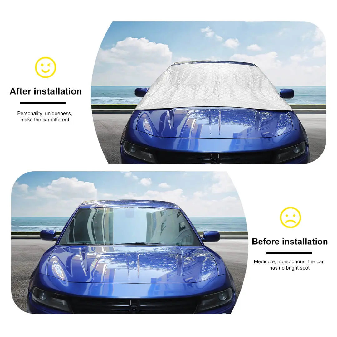 For Universal Car Windshield Snow Cover Front Winter Ice Frost Guard Protector