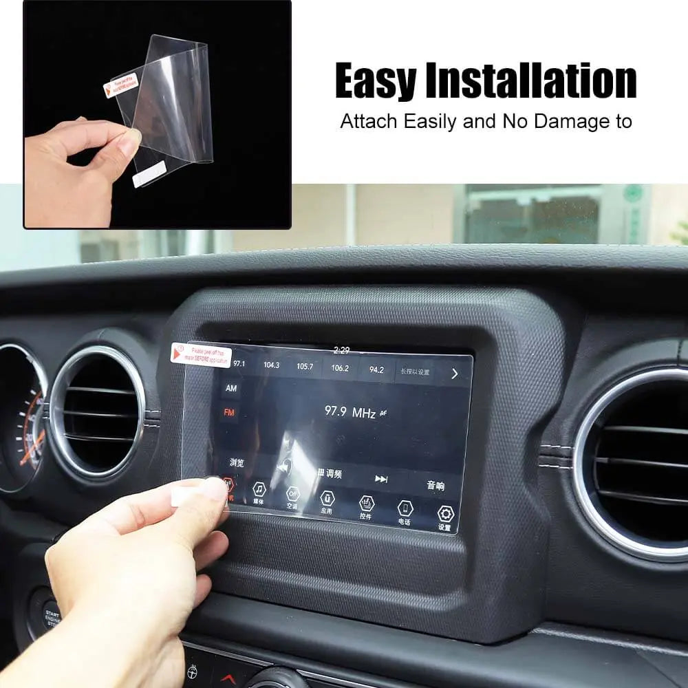 For 2018-2023 Jeep Wrangler JL/Gladiator JT Navigation Touch Screen Protective Film