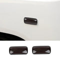 For Jeep 2011-2021 Grand Cherokee WK2 / 2008-2016 Compass/ Patriot LED Side Marker Smoked Turn Signal Lights Covers Trim Blackened