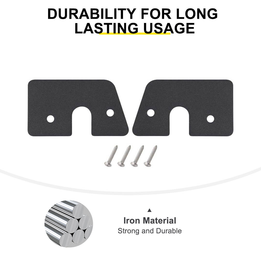 For 2018+ Jeep Wrangler JL & Gladiator JT Interior Sun Visor Clips Base Repair Mounting Accessories (2 pcs)
