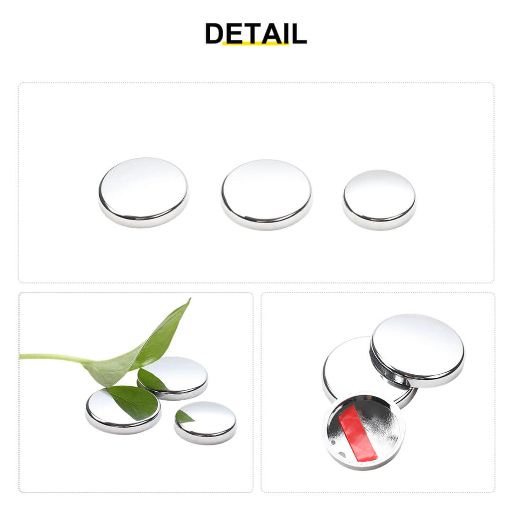 For 2007- 2018 Jeep Wrangler JK Chrome Tailgate Rear Glass Door Decor Cover Trim（2 pcs）