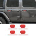 For 2020+ Jeep Gladiator JT 4 Door Aluminium Door Handle Trim Cover（8 pcs）