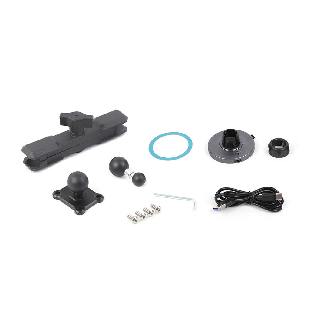 For 2024+ Jeep Wrangler JL & Gladiator JT Center Console Magnetic Wireless Charging Phone Mount Holder (6 pcs)