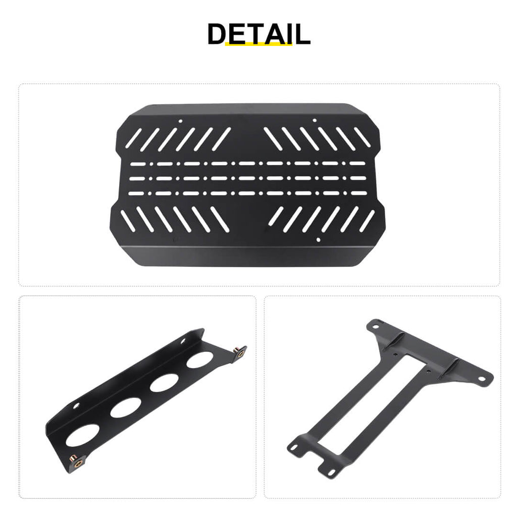 For 2007-2018 Jeep Wrangler JK Tailgate Expansion Bracket Rear Door Support Rack Cargo Mount（4 pcs）