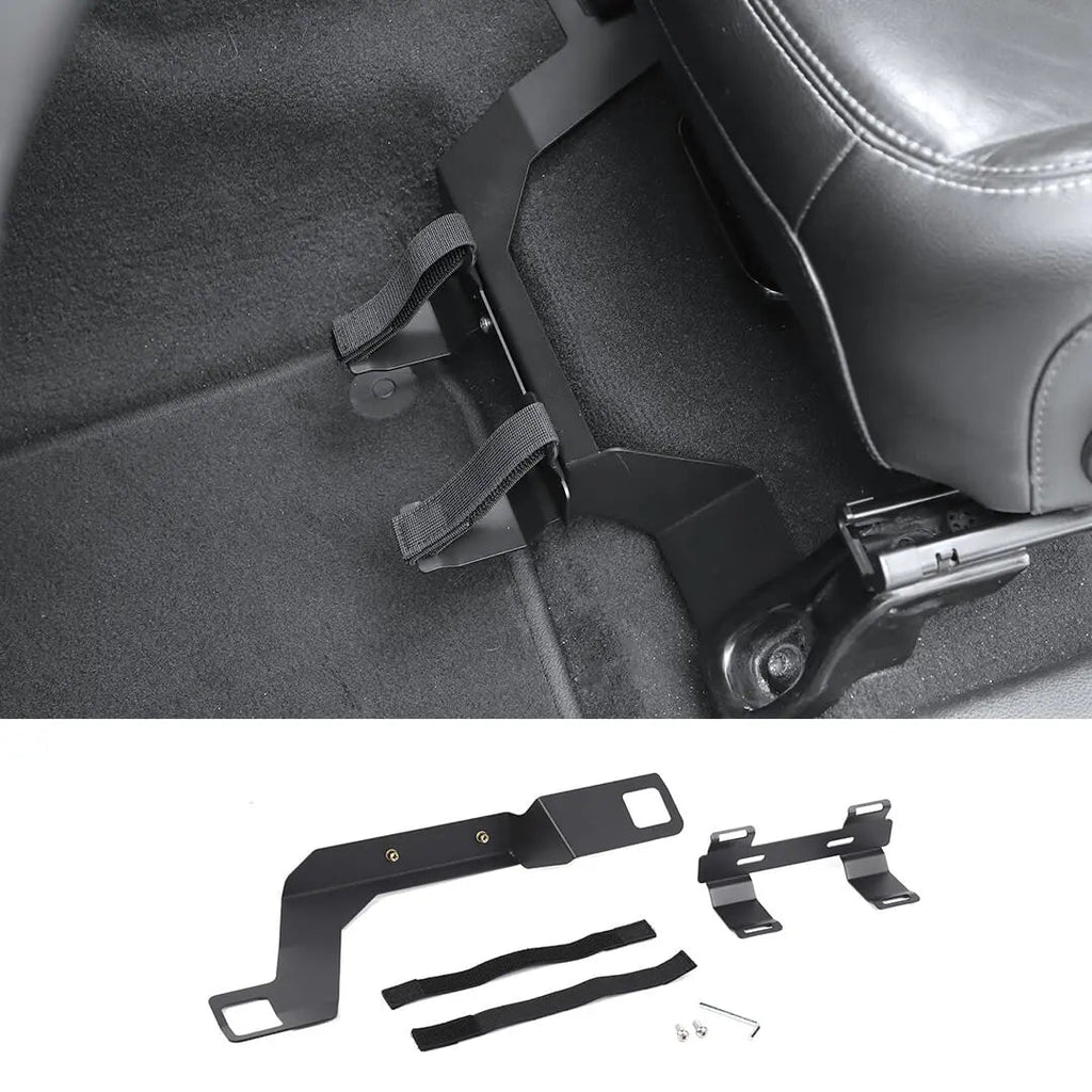 For 2018+ Jeep Wrangler JL & Gladiator JT Fire Extinguisher Holder Bracket Under Seat Mounting Kit