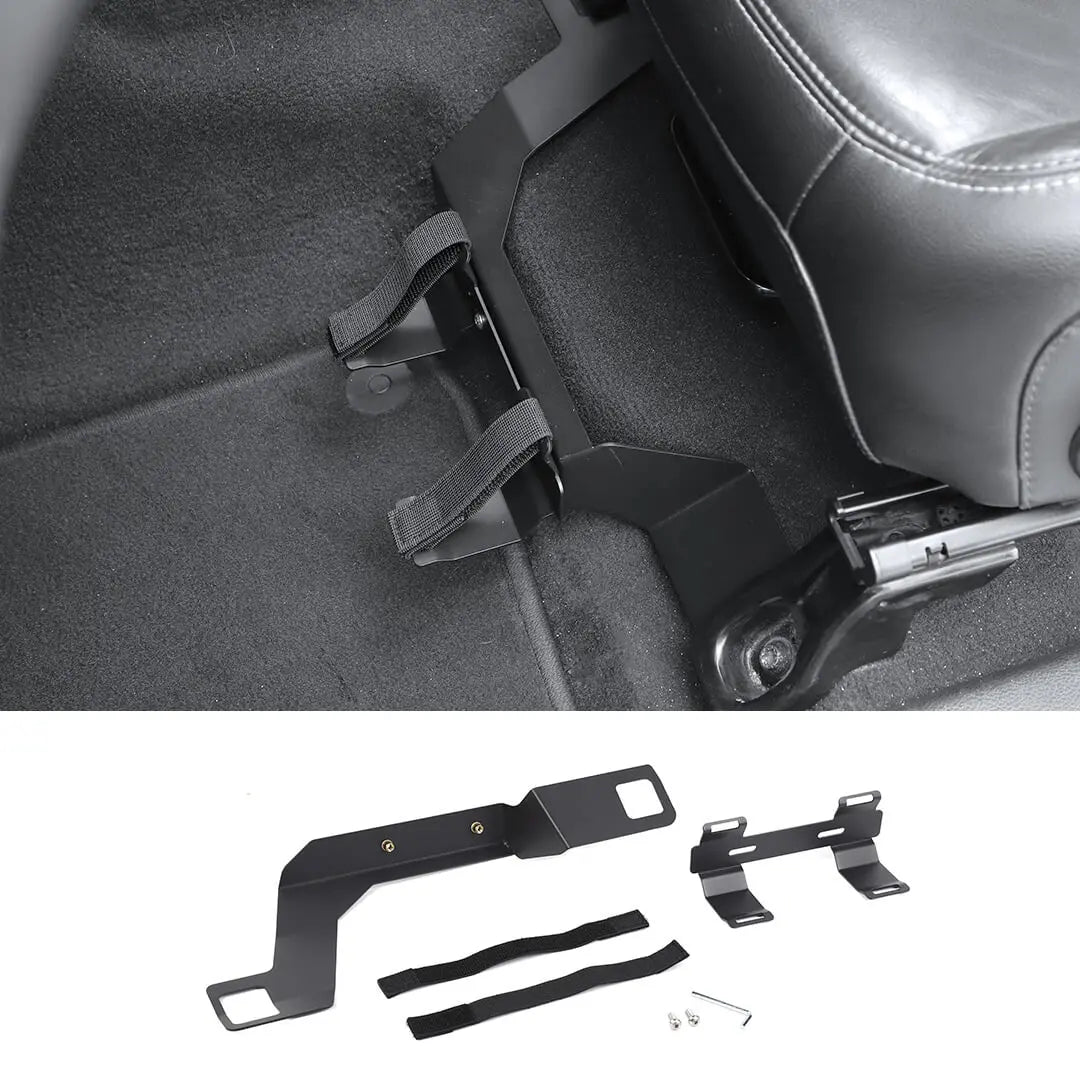 For 2018+ Jeep Wrangler JL & Gladiator JT Fire Extinguisher Holder Bracket Under Seat Mounting Kit