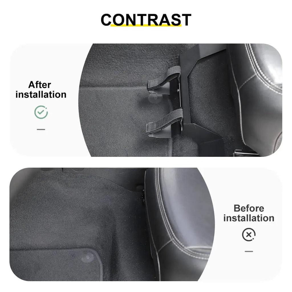 For 2018+ Jeep Wrangler JL & Gladiator JT Fire Extinguisher Holder Bracket Under Seat Mounting Kit