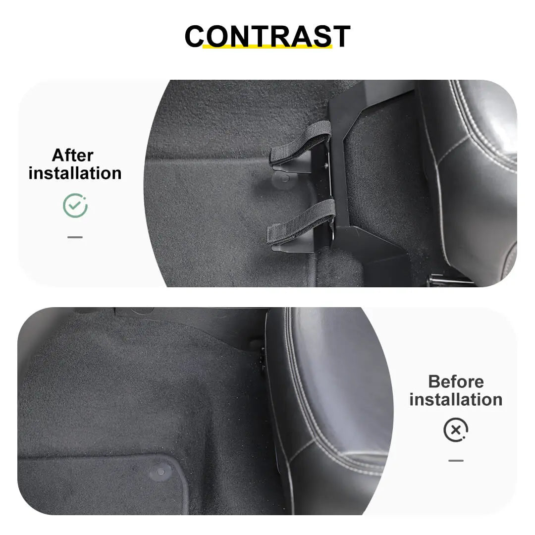 For 2018+ Jeep Wrangler JL & Gladiator JT Fire Extinguisher Holder Bracket Under Seat Mounting Kit