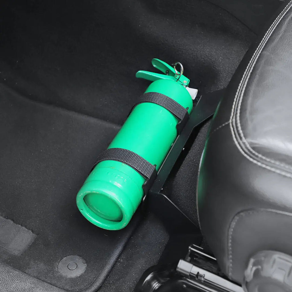 For 2018+ Jeep Wrangler JL & Gladiator JT Fire Extinguisher Holder Bracket Under Seat Mounting Kit