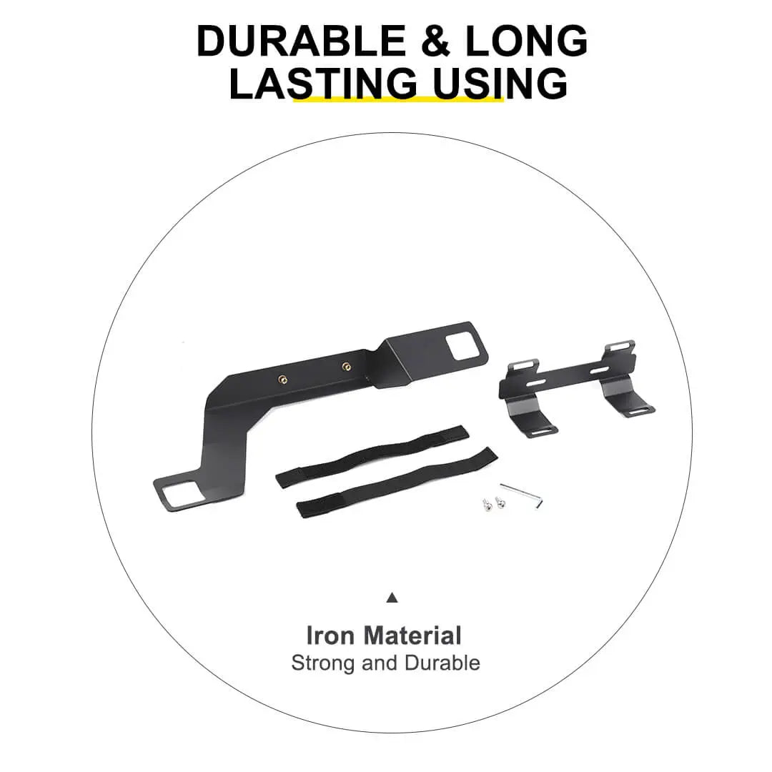 For 2018+ Jeep Wrangler JL & Gladiator JT Fire Extinguisher Holder Bracket Under Seat Mounting Kit